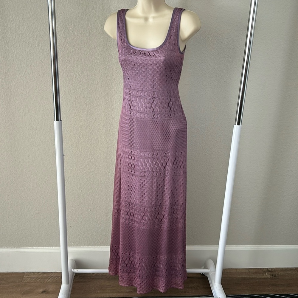 Vintage unbranded maxi lace dress